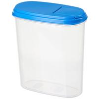 Schüttdose Anton ca. 2 L mit Klappöffnung - Klar, KONVENTIONELL, Kunststoff (18,5/9,5/21cm)