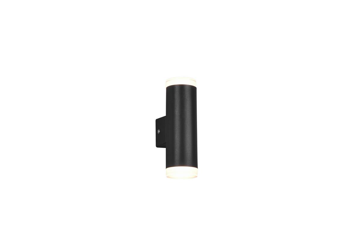 Led-wandleuchte Ray, 2-Flammig - Schwarz/Weiß, Basics, Kunststoff (16,6/5,2/8cm) - Trio Leuchten