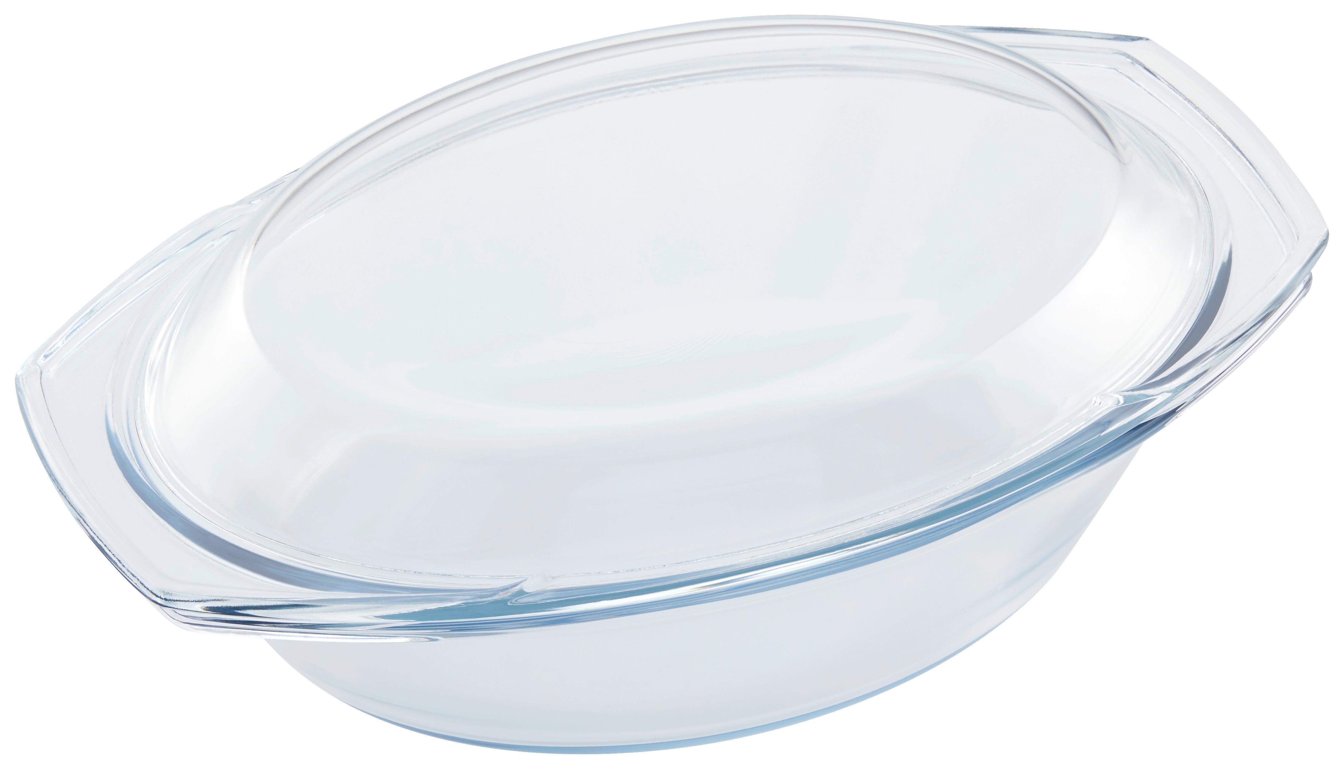 Auflaufform Glas mit Deckel Femi LBH: 33x22x9,2 cm
