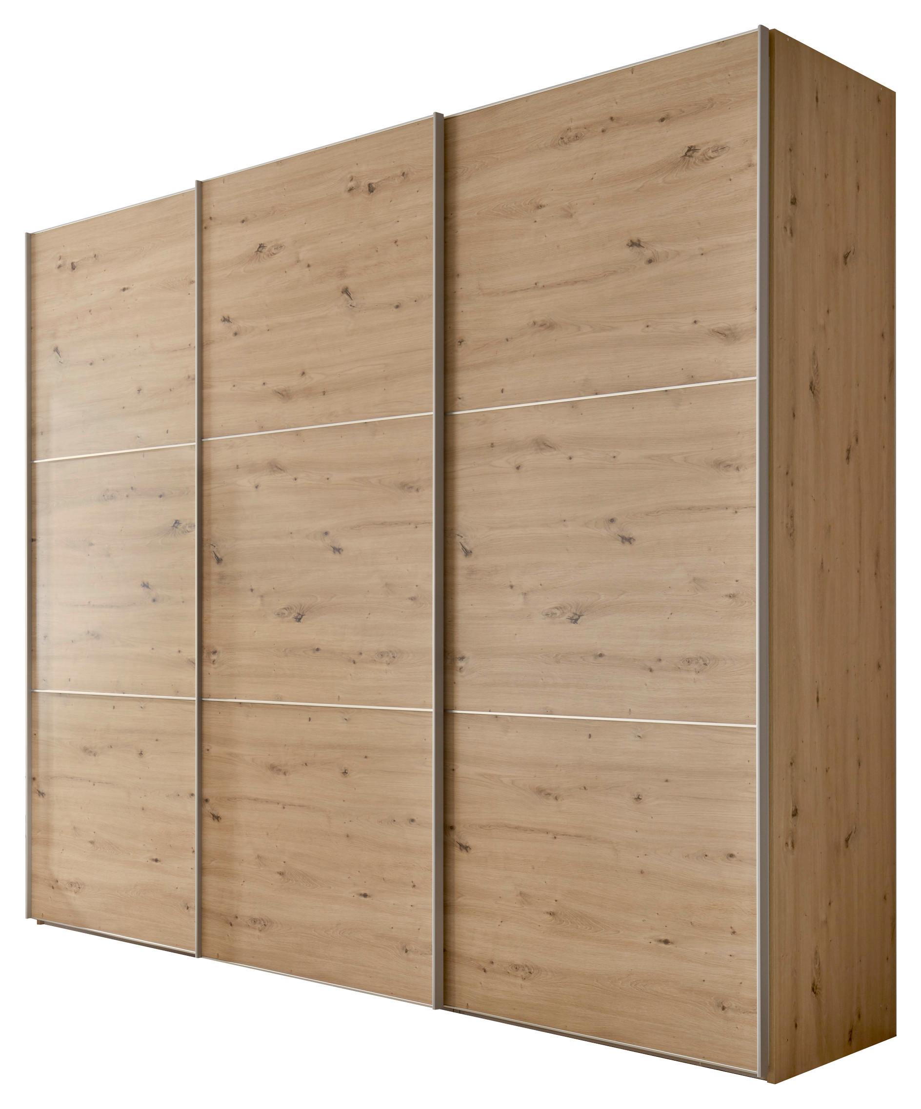 Schwebetürenschrank 298cm Includo Artisan Eiche Dekor - Eiche Artisan, MODERN (298/222/68cm) - MID.YOU