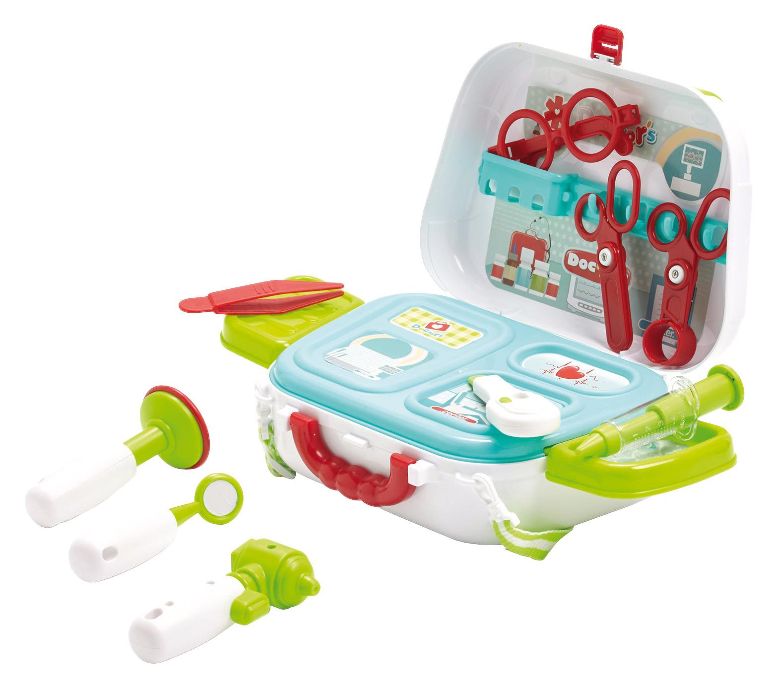 Kinderspielset Im Koffer Ab 3 Jahren, Versch. Modelle - Blau/Gelb, Basics, Kunststoff (25/19/10cm)