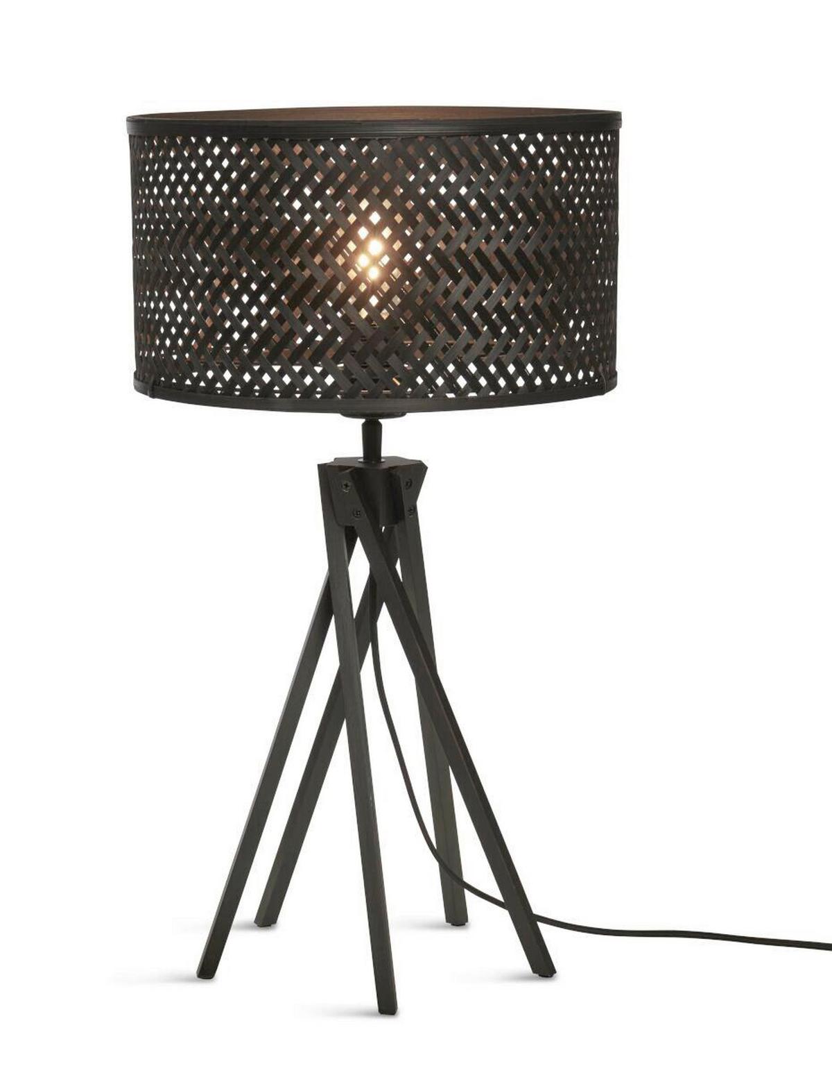 Tischleuchte Java/T/Kl/B/3218/B - Schwarz, Trend (32/56/32cm) - Good & Mojo