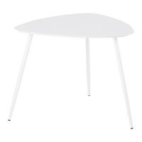 KONFERENČNÍ STOLEK FINE BÍLÁ - bílá, Moderní, kov (56/45,5/57,5cm) - Mömax