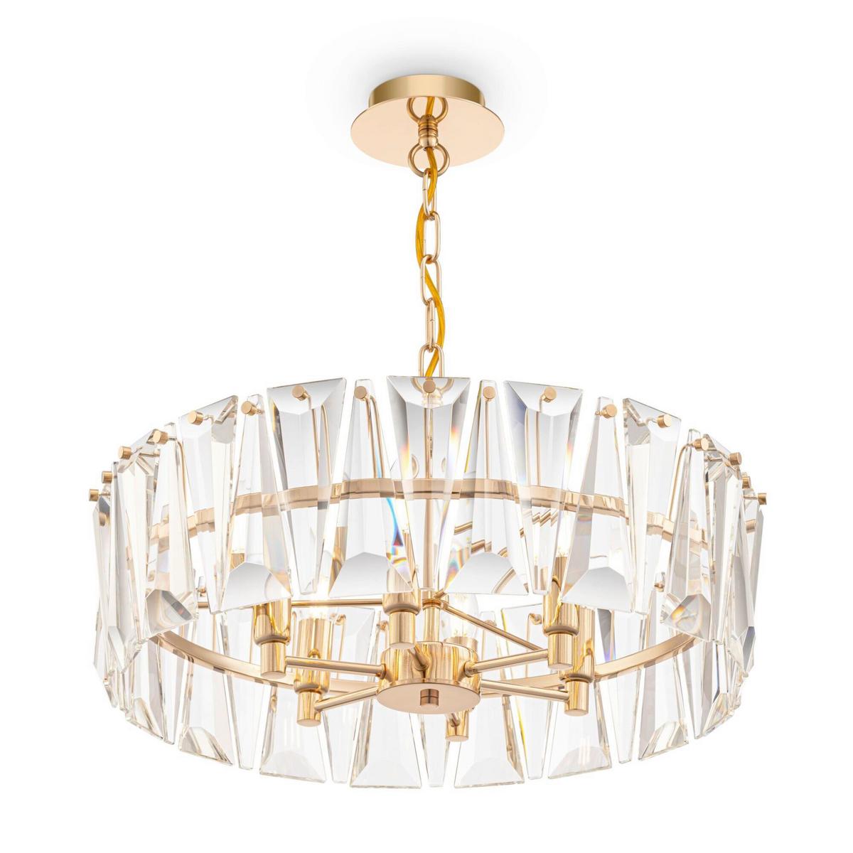 Pendelleuchte Puntes - Goldfarben, Trend, Metall (51,7/23,8/51,7cm) - MAYTONI