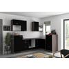 Eckküche Clean - Eiche grau/Schwarz, MODERN, Holzwerkstoff (280/178cm) - Express