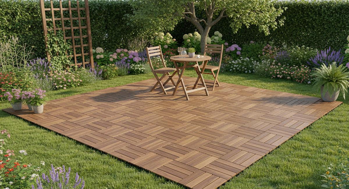 TERRASSENFLIESE PH-ACA-CTMO - Akaziefarben, Basics, Holz (30/30/2,4cm)