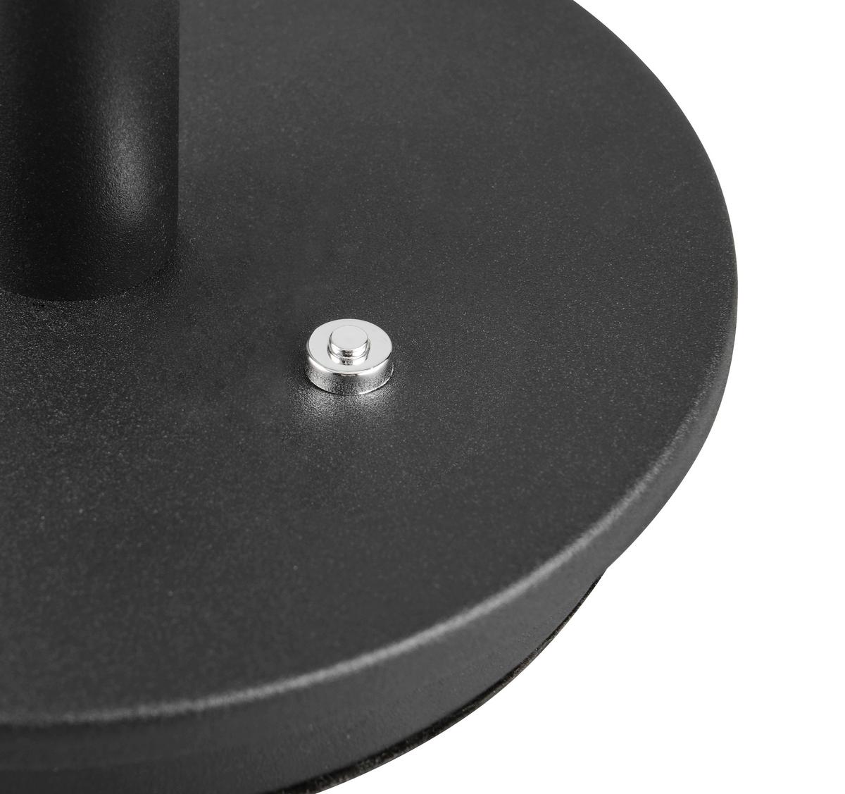 LED-Tischleuchte 554910132 Celeste - Schwarz/Grau, Design, Glas/Metall (22/35cm) - Trio Leuchten