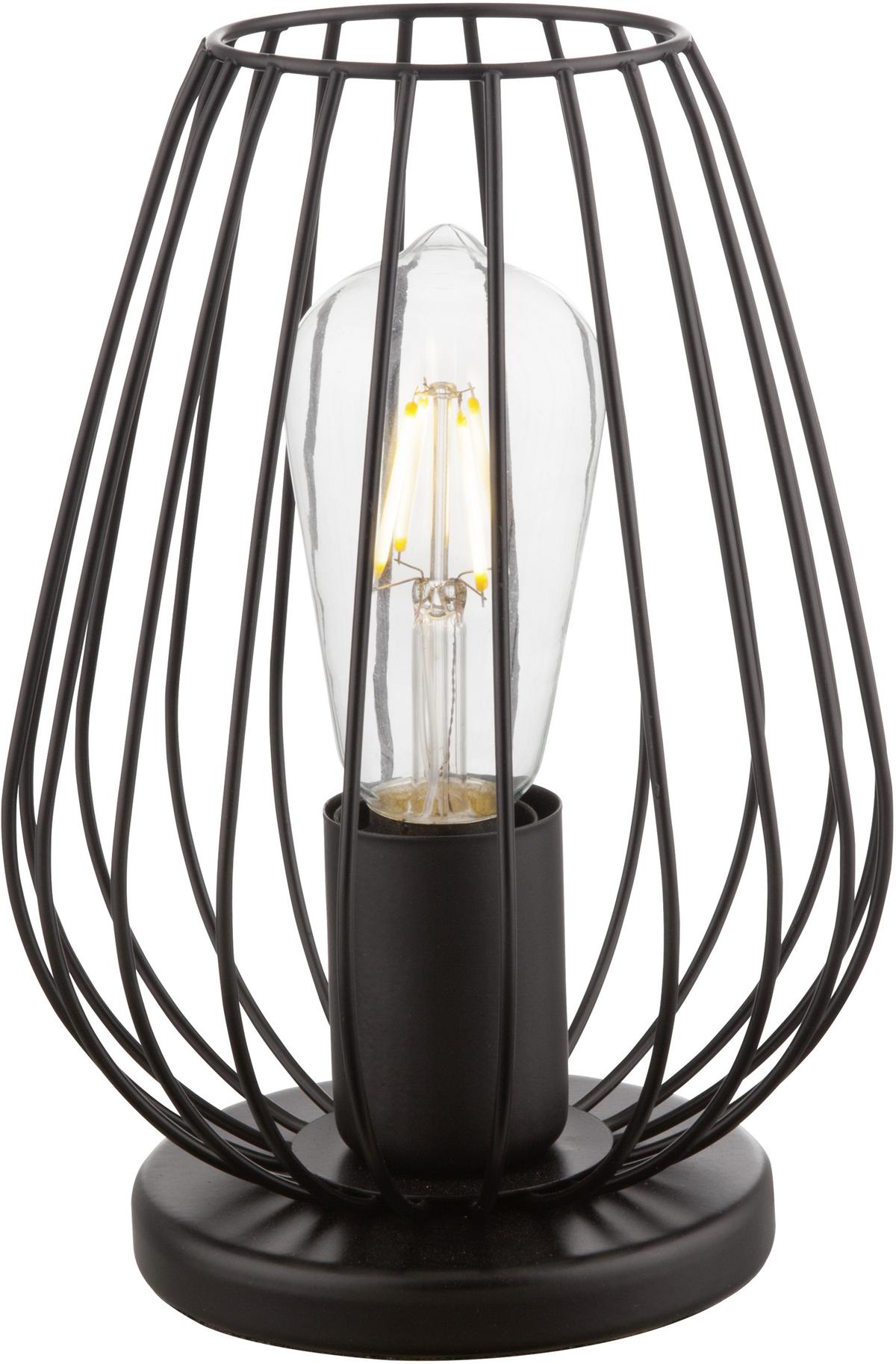 Lampa stolní Dioder 16/23cm, 60 Watt - černá, Lifestyle, kov (16/23cm) - Mömax