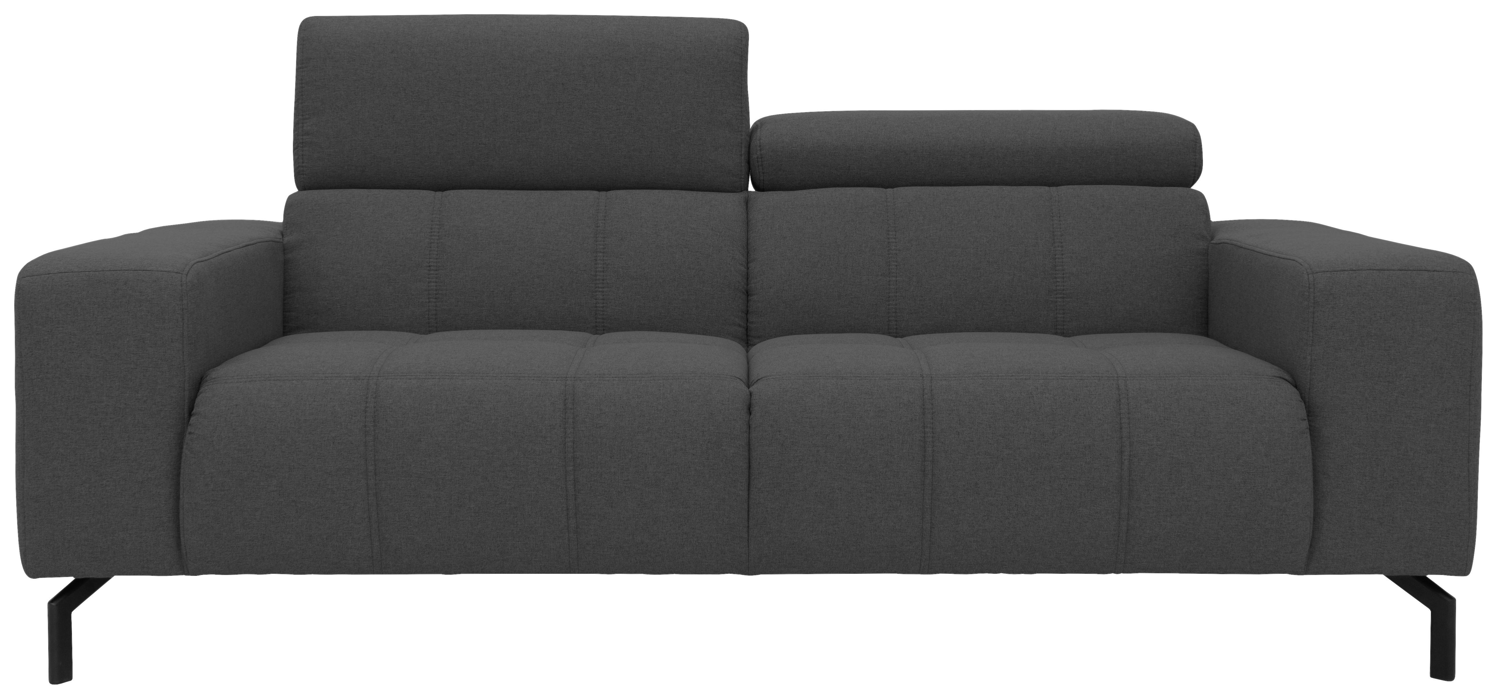 2-Sitzer-Sofa Kopfteil verstellbar Cunelli Grau