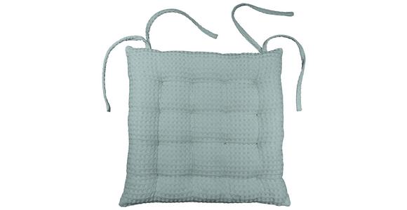 Sitzkissen Christina - Mintgrün, MODERN, Textil (40/40/4cm) - Luca Bessoni