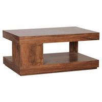 Couchtisch Mumbai Sheeshamholz Massiv B: 60 Cm - Sheeshamfarben, MODERN, Holz (60/90/40cm) - MID.YOU