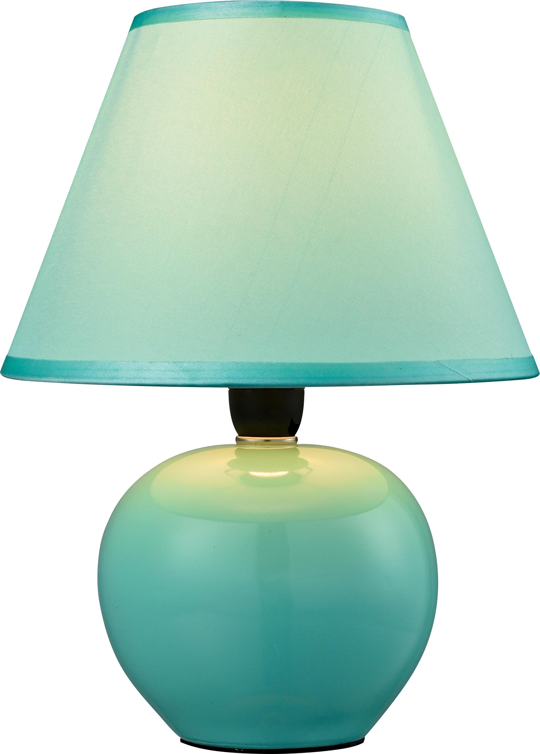 Tischlampe Cindy Pastellgrün mit Kugel-Keramikfuß - Pastellgrün, KONVENTIONELL, Keramik/Textil (18/23cm) - Ombra Tischlampe Cindy Pastellgrün mit Kugel-Keramikfuß - Pastellgrün, KONVENTIONELL, Keramik/Textil (18/23cm) - Ombra