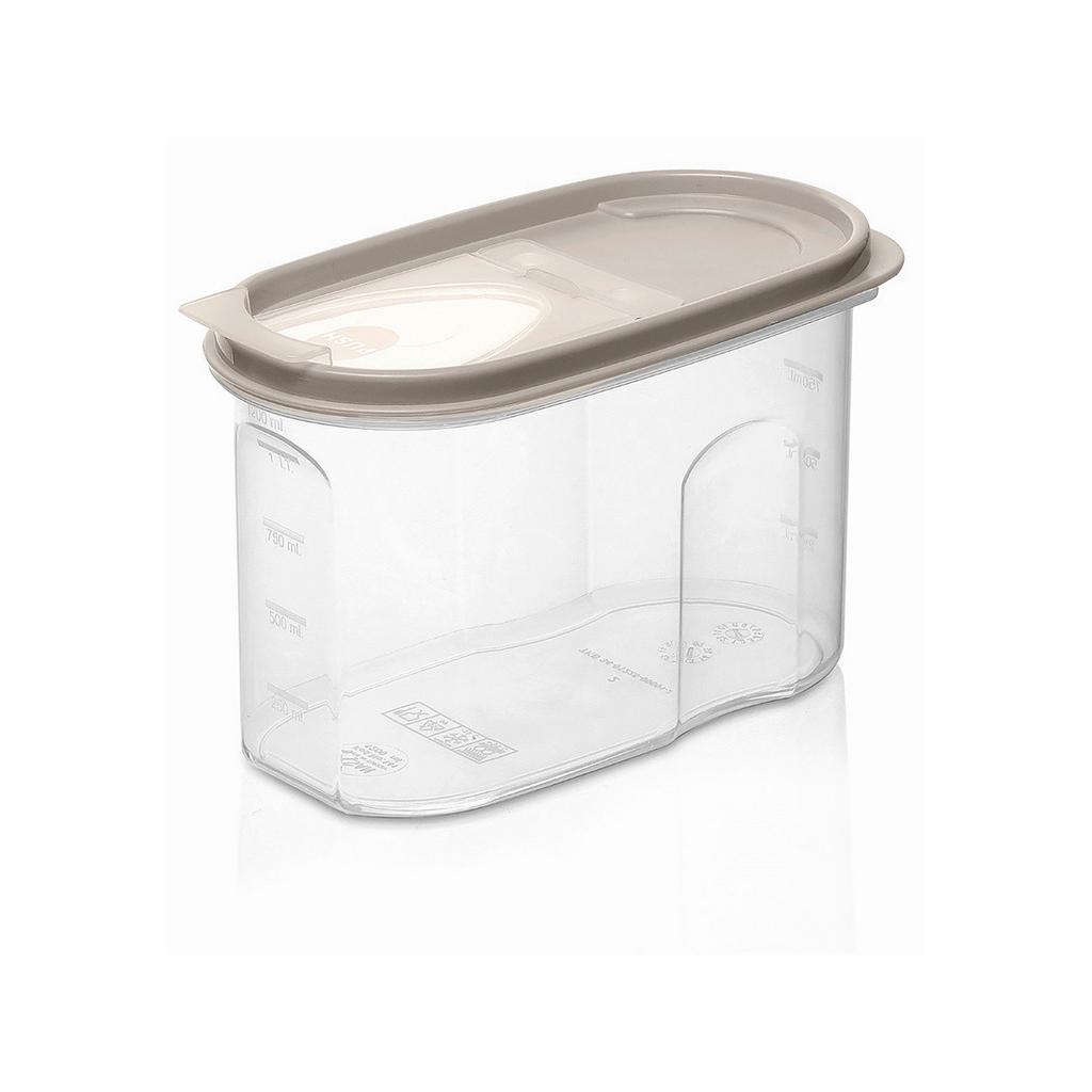 Vorratsdose Stefan Kunststoff 1,2 Liter, LxBxH: 18x9x11,5 cm