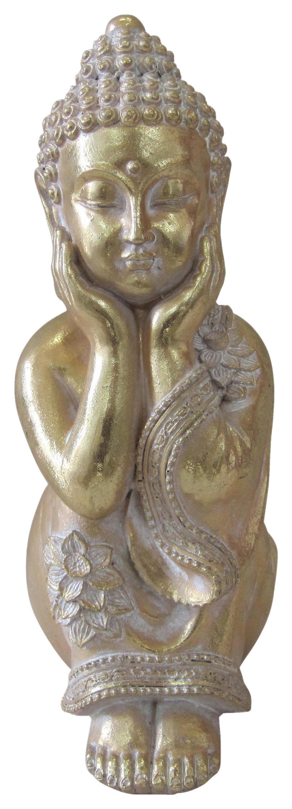 Buddha Tara - Goldfarben, KONVENTIONELL, Kunststoff (13/9/22,5cm) - Luca Bessoni