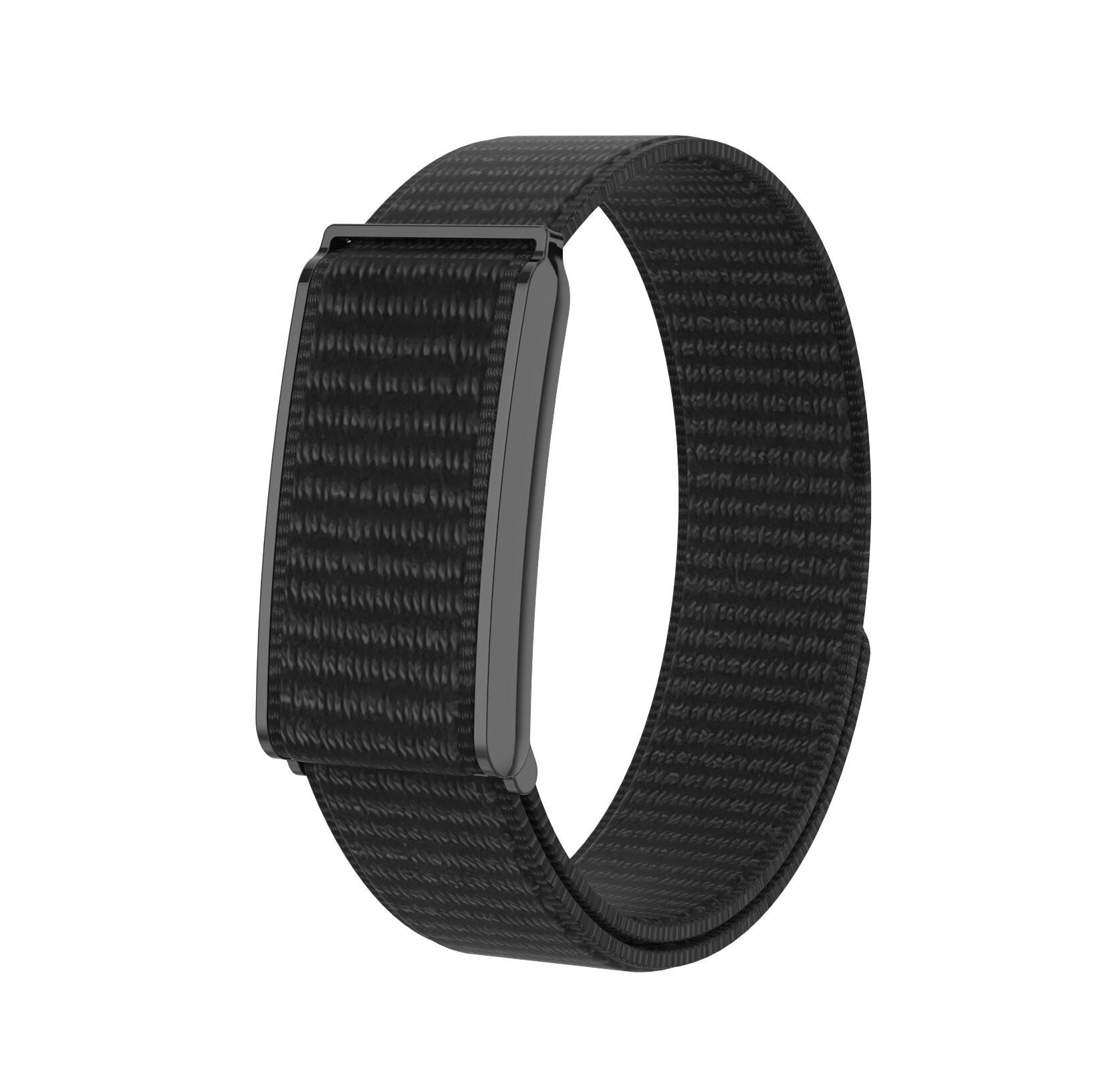 FIT Smart Band ABYX, kompatibel für Android & iOS - Schwarz, Basics, Textil (4,2/2,38/0,9cm)