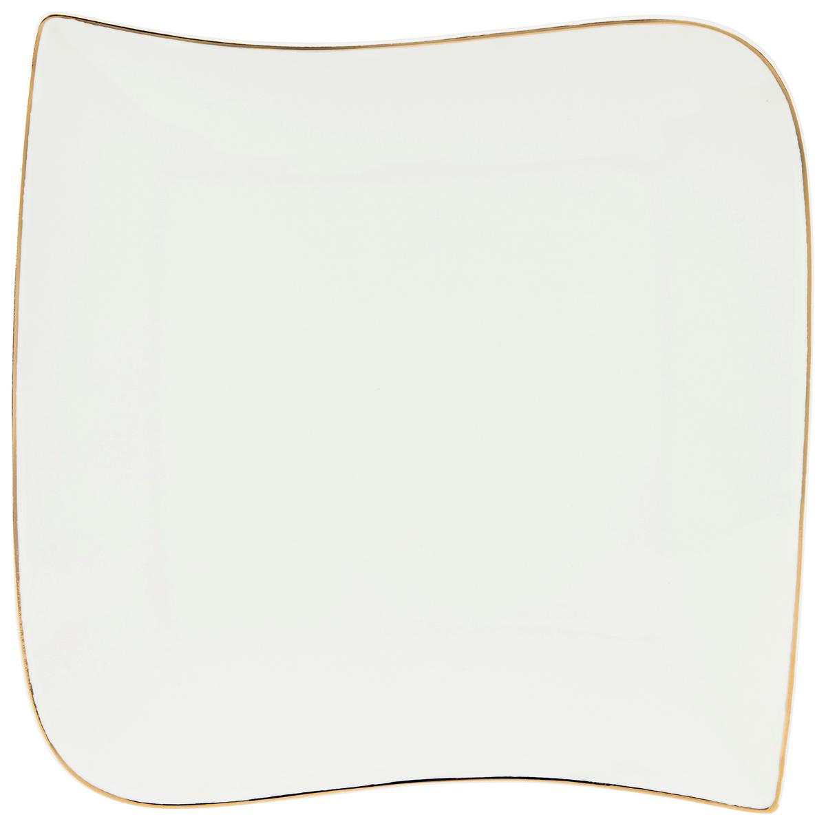 Kombiservice Levinia Porzellan 6 Personen Geschirr Set - Goldfarben/Weiß, ROMANTIK / LANDHAUS, Keramik - James Wood