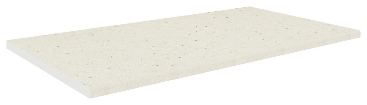 Arbeitsplatte Esilo Weiß B: 100 cm - Weiß, KONVENTIONELL, Holzwerkstoff (100/2,8/60cm) - MID.YOU