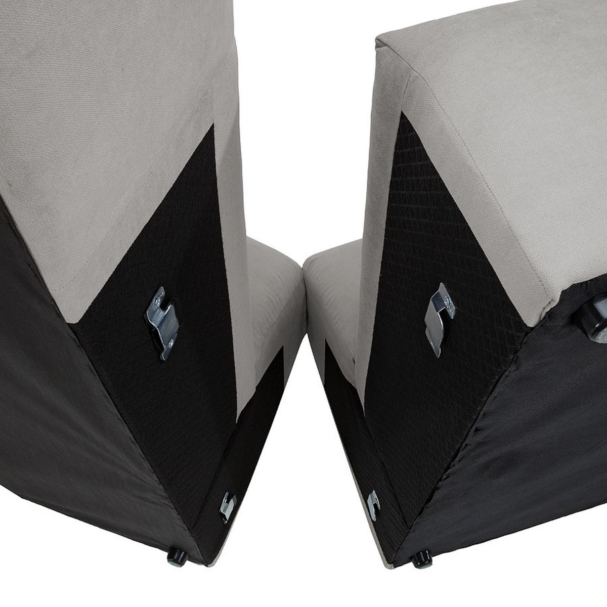 Ecksofa Bolt, Grau B: 255x160 cm - Grau, MODERN, Textil (255/160cm) - Trendmanufaktur