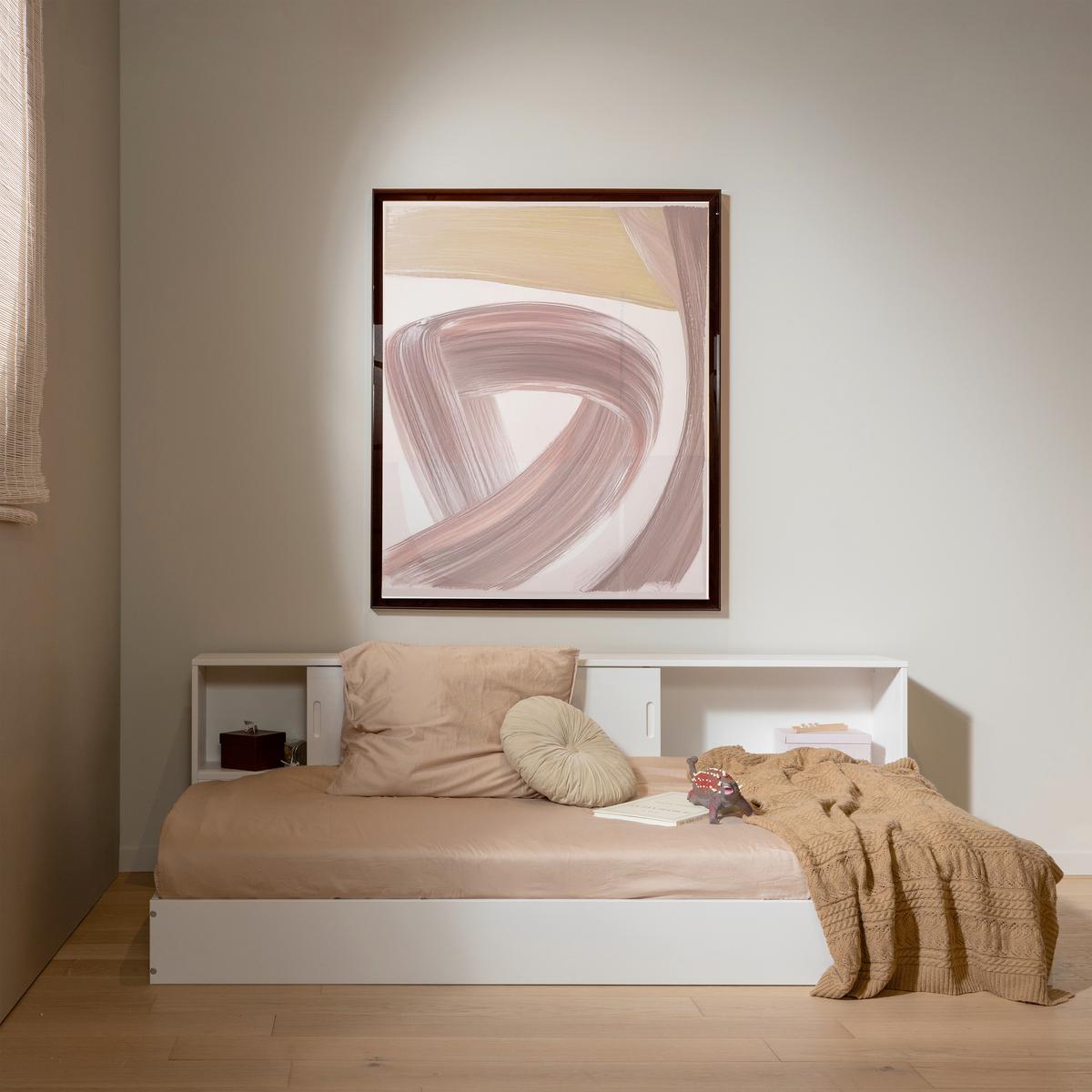 BODENBETT. Carter Weiß 90x200cm - Weiß, Basics, Holz (90/200cm) - MID.YOU