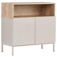 SIDEBOARD Sand-/Eichefarben B: 80cm - Sandfarben/Eichefarben, MODERN, Holzwerkstoff (80/80/40cm)