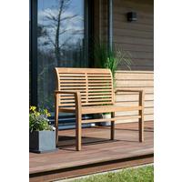 GARTENBANK WOODIE STAPELBANK LAMELLE - Basics, Holz (120/92/52cm) - Gardenson