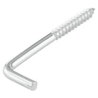 Schraubhaken Gerade Stahl L: 6 Cm 5 Stk. In Box - Silberfarben, Metall (6cm) - Suki