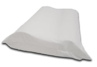 Vankúš Pod Hlavu Ergo Base, 33/50/11/9cm - biela, Basics, textil (33/50cm)