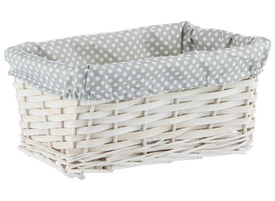 Korb Bona Gr. L - Blau/Schwarz, KONVENTIONELL, Holz/Textil (36/26/16cm) - Ombra Korb Bona Gr. L - Blau/Schwarz, KONVENTIONELL, Holz/Textil (36/26/16cm) - Ombra