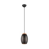 Pendelleuchte R31571080 Bidar - Goldfarben/Schwarz, KONVENTIONELL, Holz/Metall (15/150cm)
