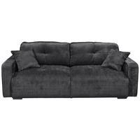Schlafsofa Bullet Schwarz B: 235 Cm - Schwarz, KONVENTIONELL, Textil (235/88/120cm) - MID.YOU