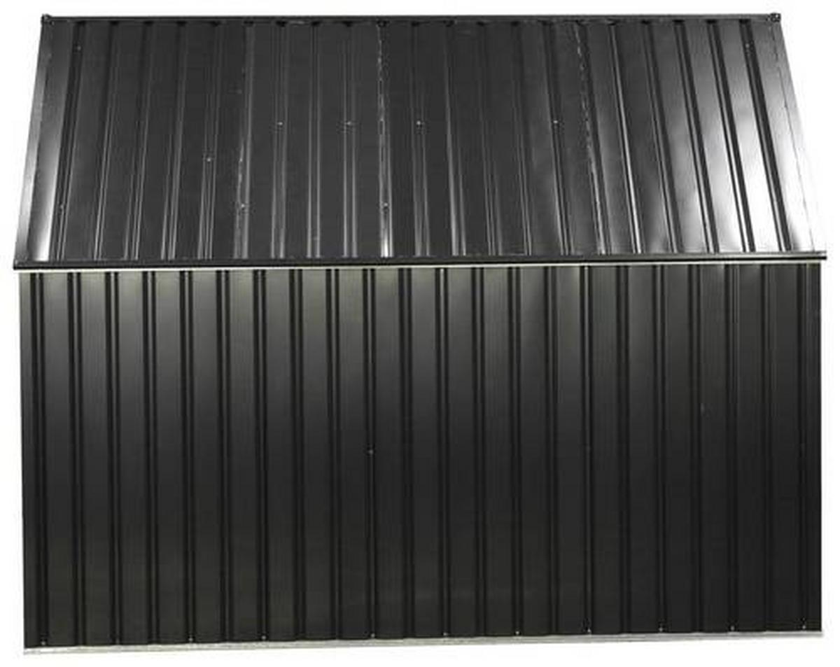Box na odpadkové koše 240l, 5x3, kov - tmavě šedá, Basics, kov (172/131/100cm)