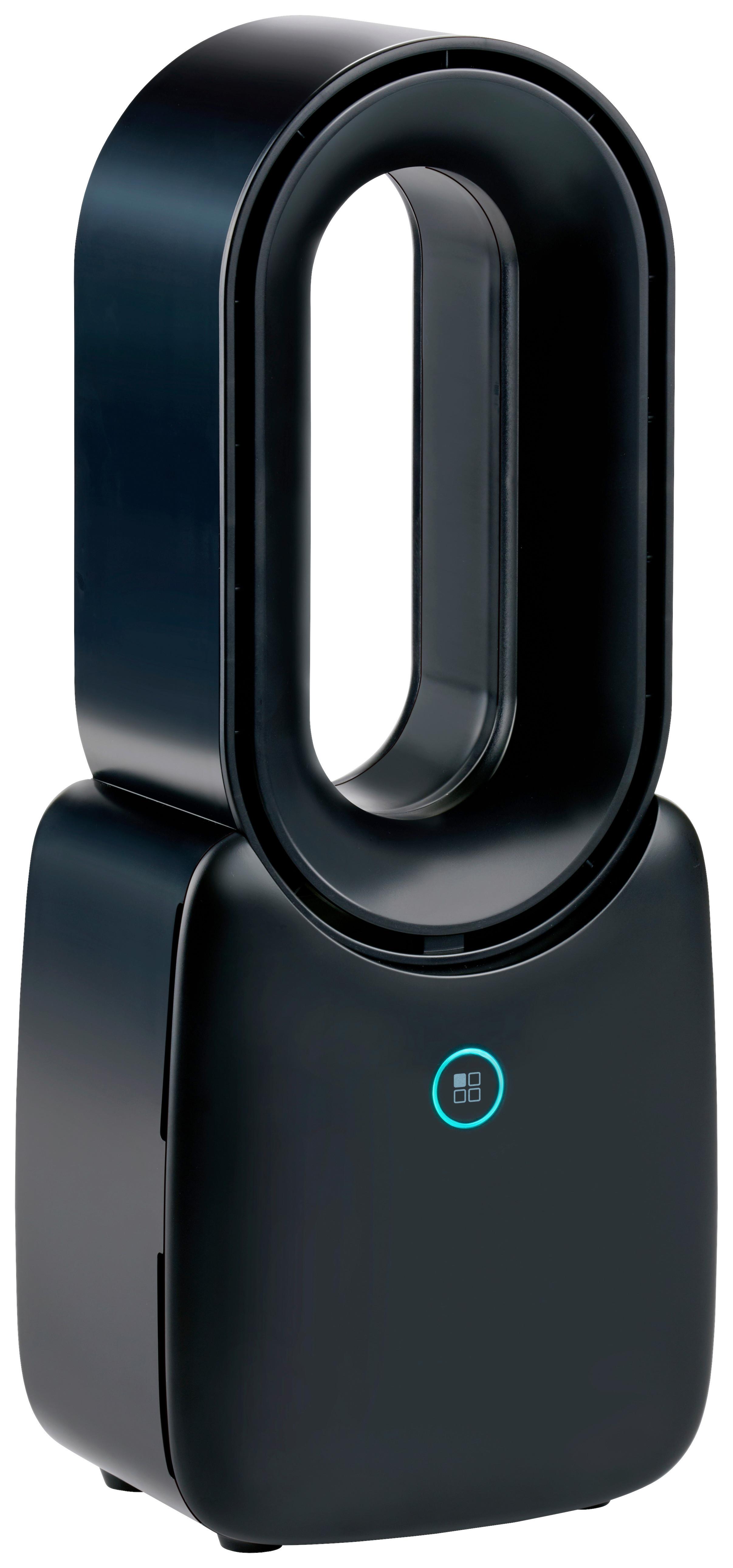 Tischventilator Fan Table Bladeless USB - Schwarz, MODERN, Kunststoff (12,4/30/9cm)