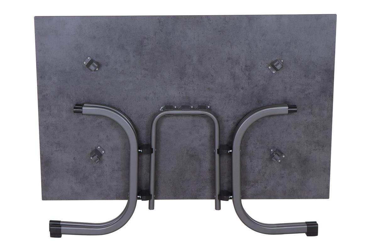 Gartengarnitur T20136 - Anthrazit, Basics, Holzwerkstoff/Kunststoff (57/80/56cm) - Siena Garden