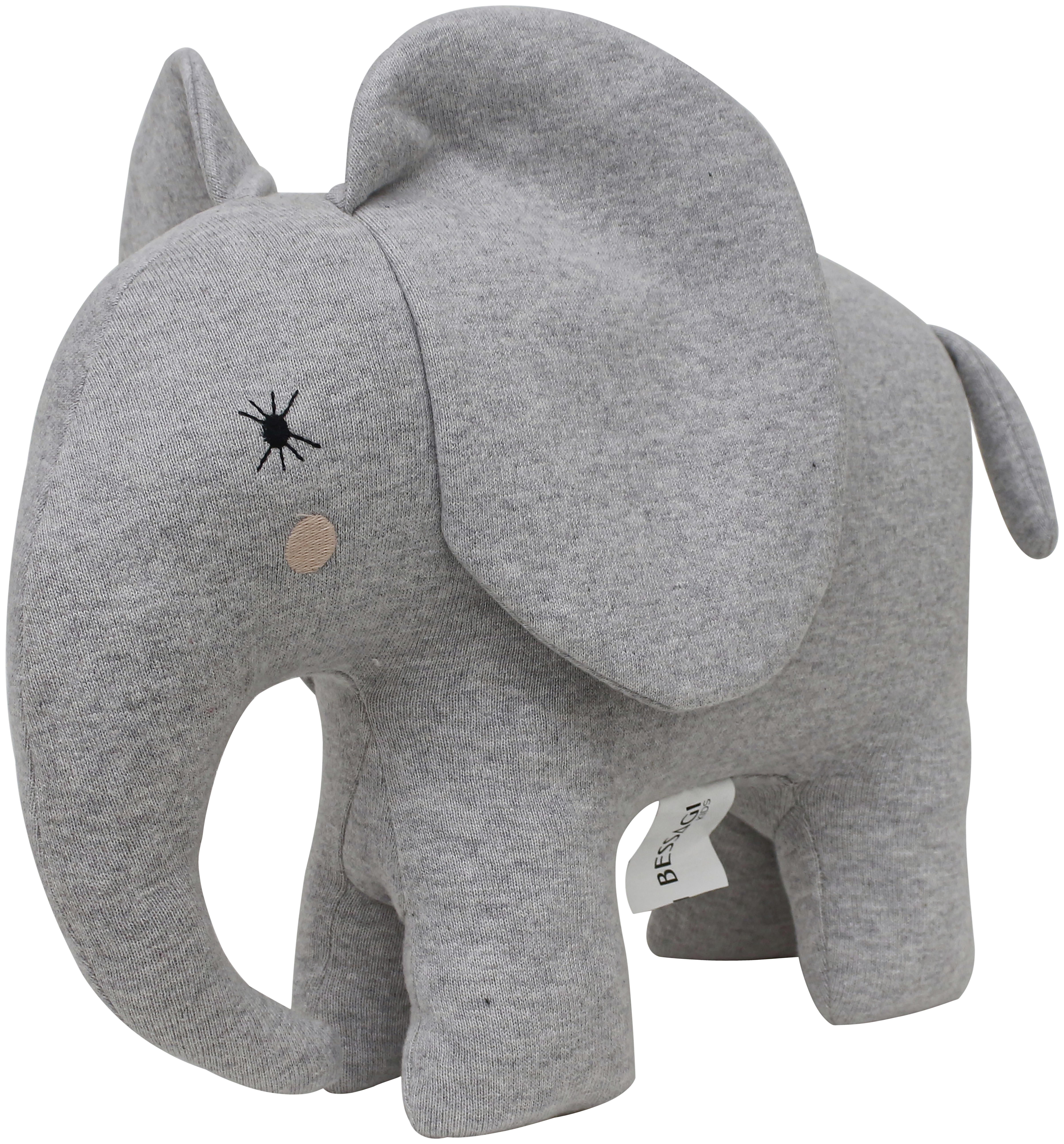 Hračka Na Maznanie Elly Sivá - sivá, Moderný, textil (36/30cm) - Bessagi Kids