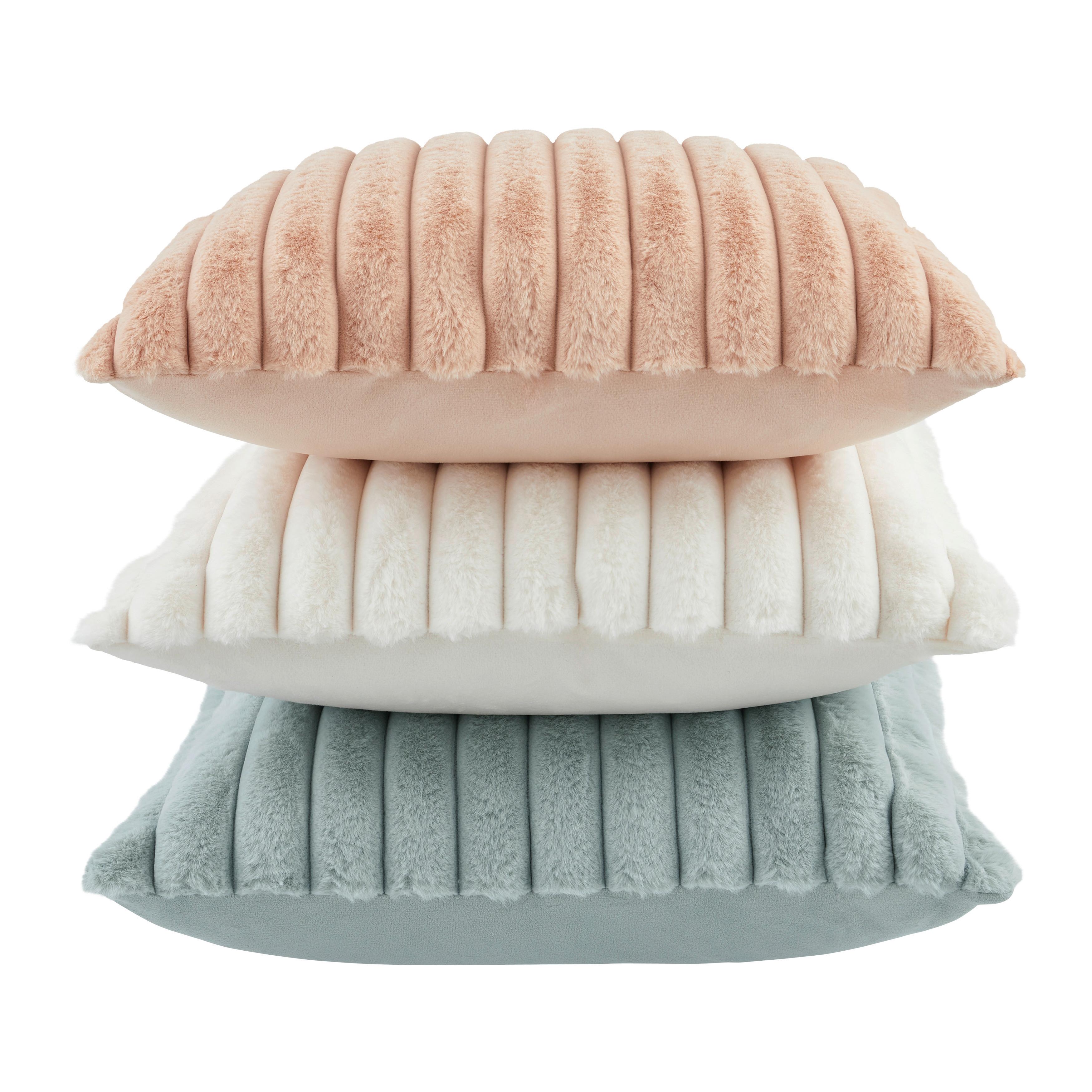 KOŽEŠINOVÝ POLŠTÁŘ MAUDI - přírodní barvy, Konvenční, textil (45/45cm) - Mömax