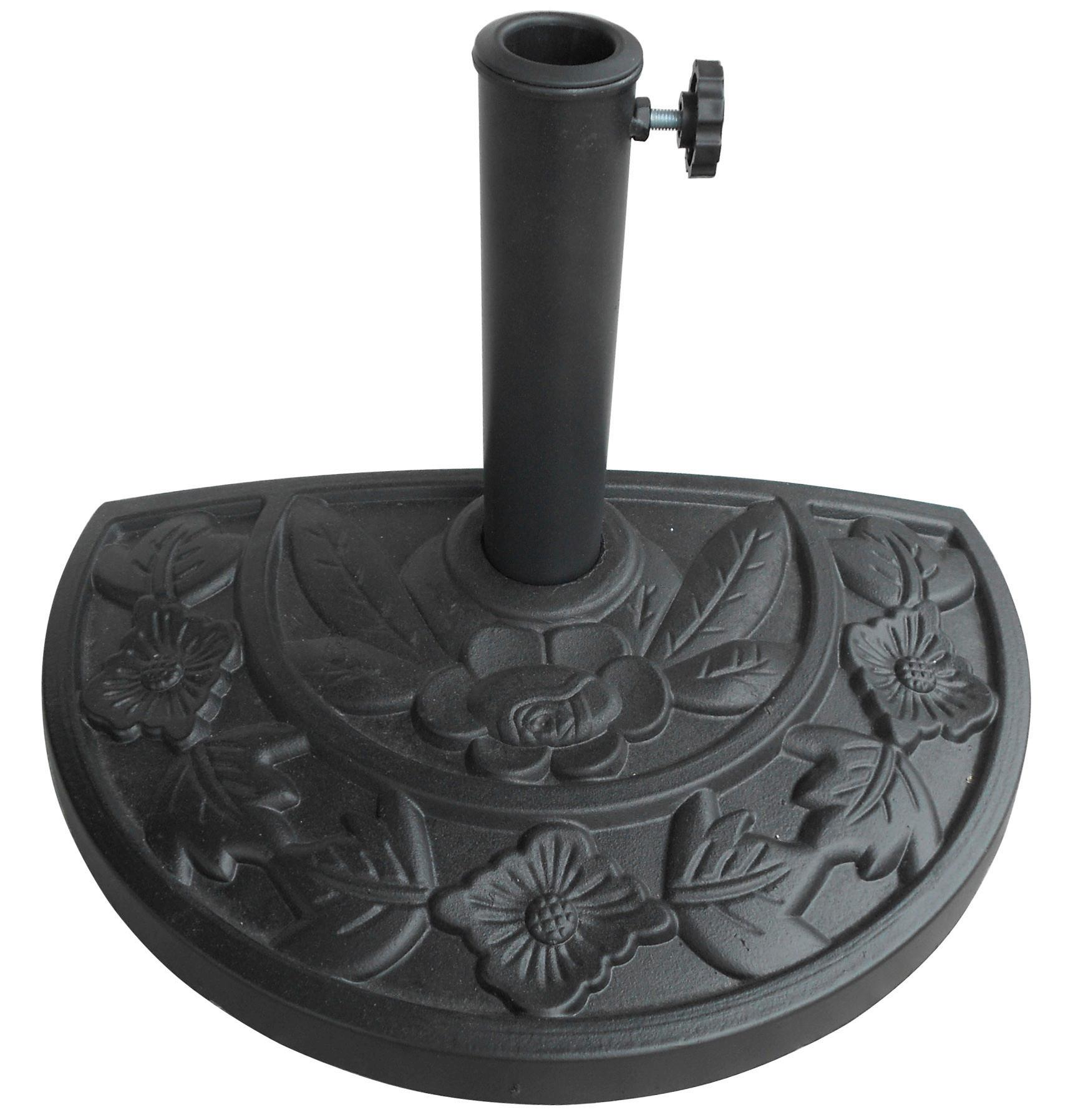 Sonnenschirmständer Sonnenschirmständer - Schwarz, Basics, Kunststoff/Metall (32/50/32cm) - Gardenson