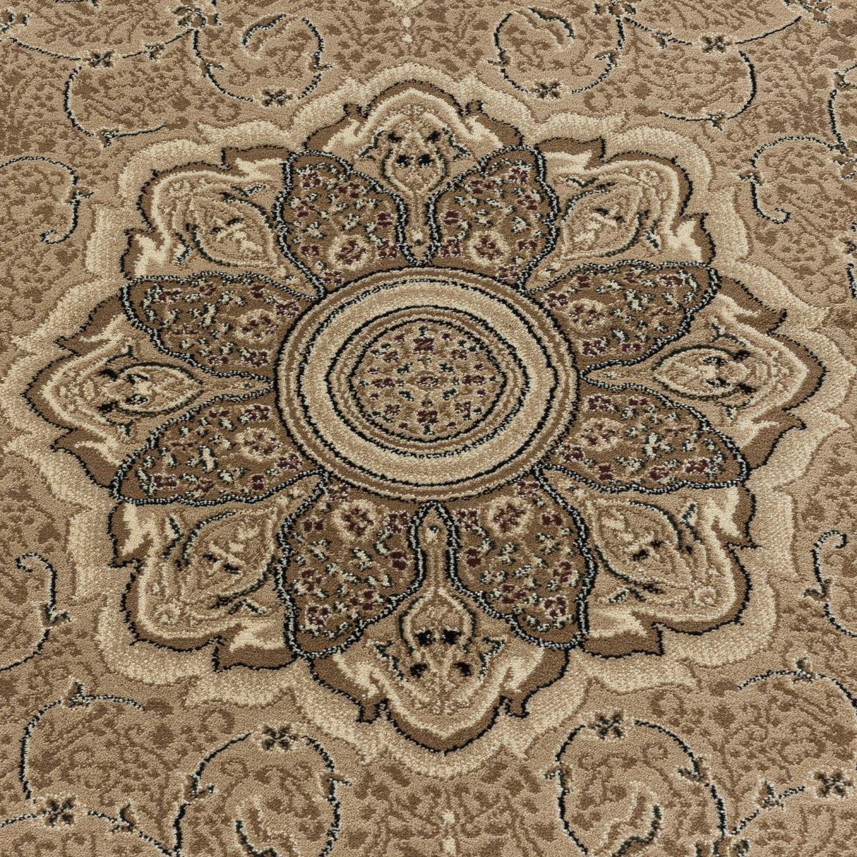 Orientalischer Webteppich Beige Kashmir 200x290 cm - Beige, LIFESTYLE, Textil (200/290cm)