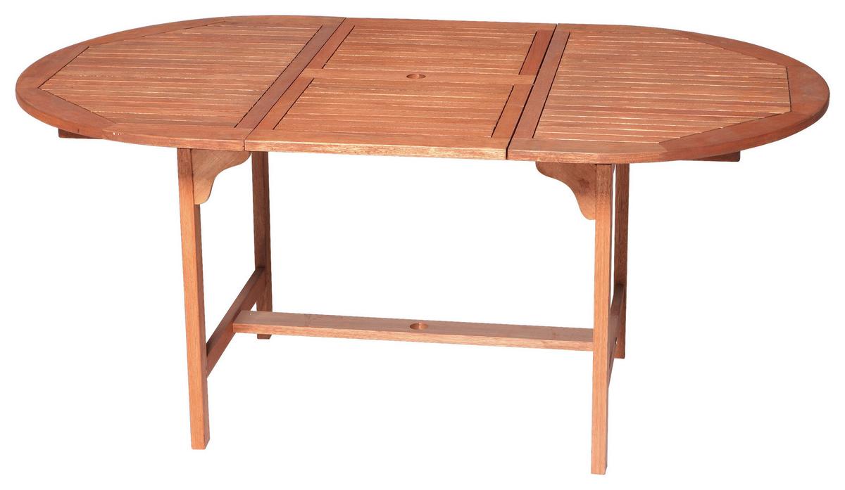 Gartenmöbel Set 13-Tlg Maracaibo Holz - Naturfarben/Grün, KONVENTIONELL, Holz/Textil - Gardenson