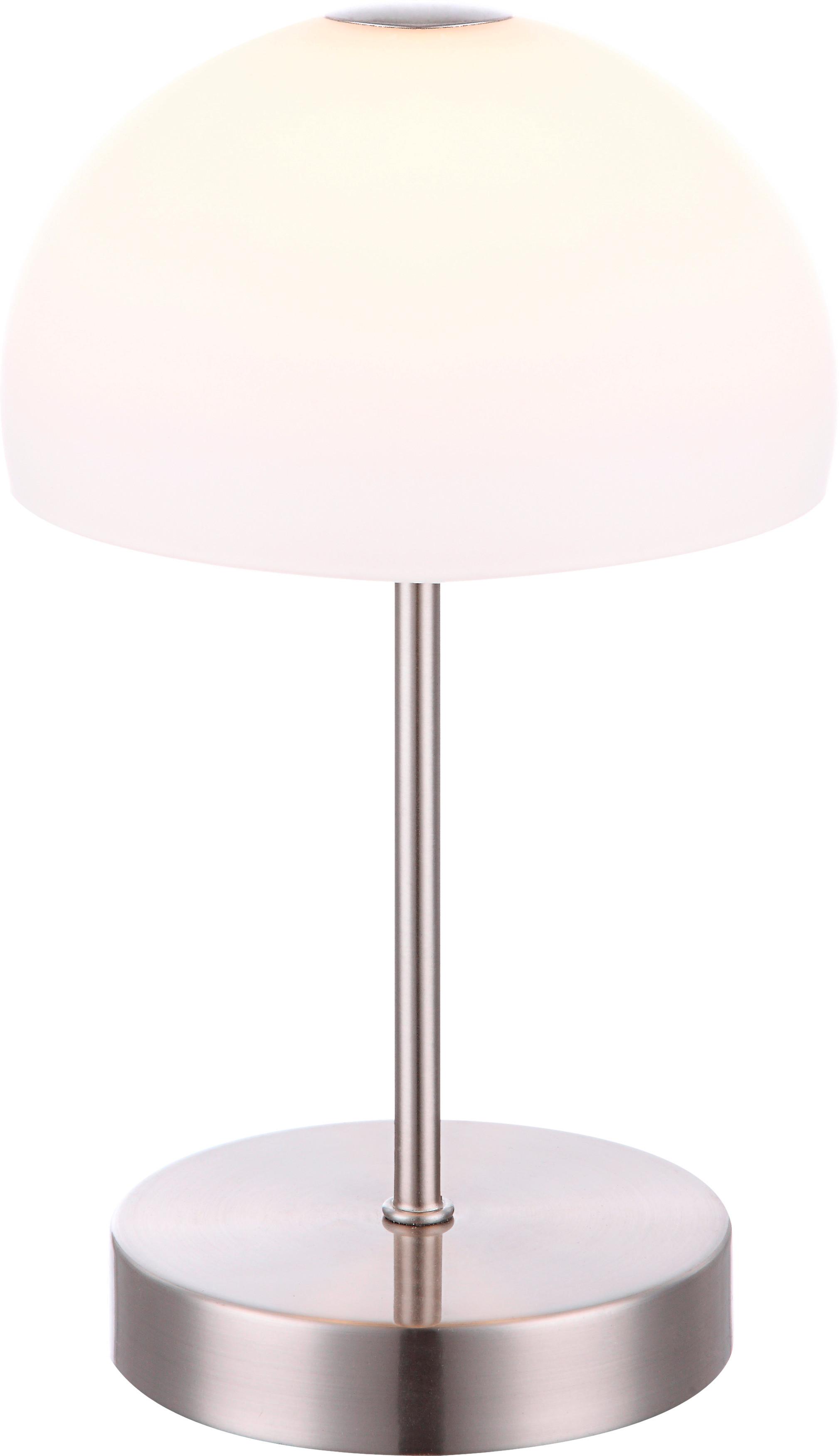 Tischlampe Tolos Opal Touch-Funktion - Opal, Design, Glas/Metall (15/27cm) - Globo