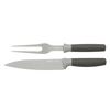 Messerset 2-Teilig Grau - Grau, Basics, Metall (12.5/2.9/39.10cm)
