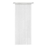 Fadenvorhang Stangendurchzug Renata B: 90cm, Weiß - Weiß, MODERN, Textil (90/245cm) - Luca Bessoni