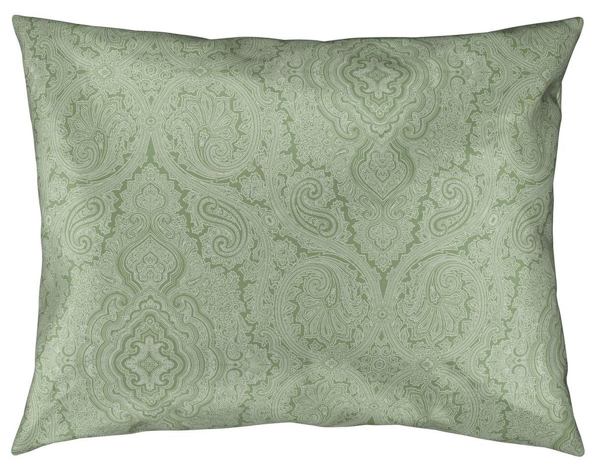 Renforcé-Bettwäsche 140x200 cm Leona Grün Ornamente - Grün, ROMANTIK / LANDHAUS, Textil (140/200cm) - James Wood