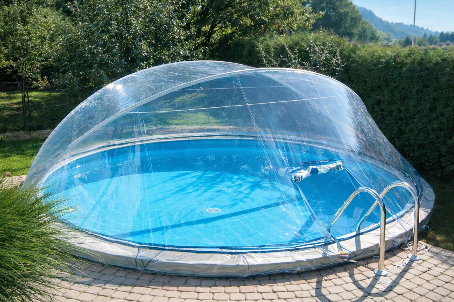 Pooldach Cabrio Dom 3,5 meter