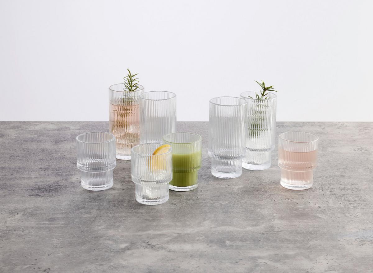 Sada pohárov ROSEMARY - 180ML - priehľadné, Modern, sklo (6,9/9cm) - Mömax