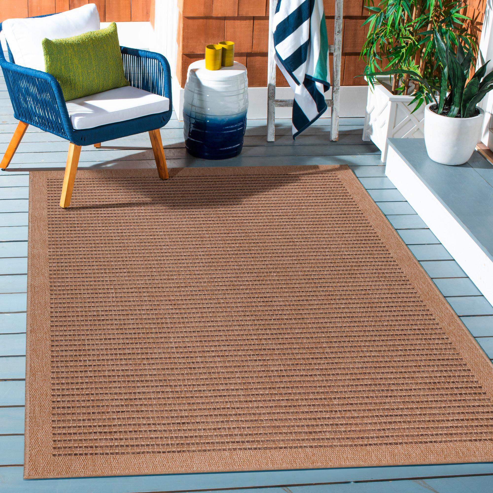 Outdoorteppich Dhaka - Beige, Basics, Textil (140/200cm) - Novel