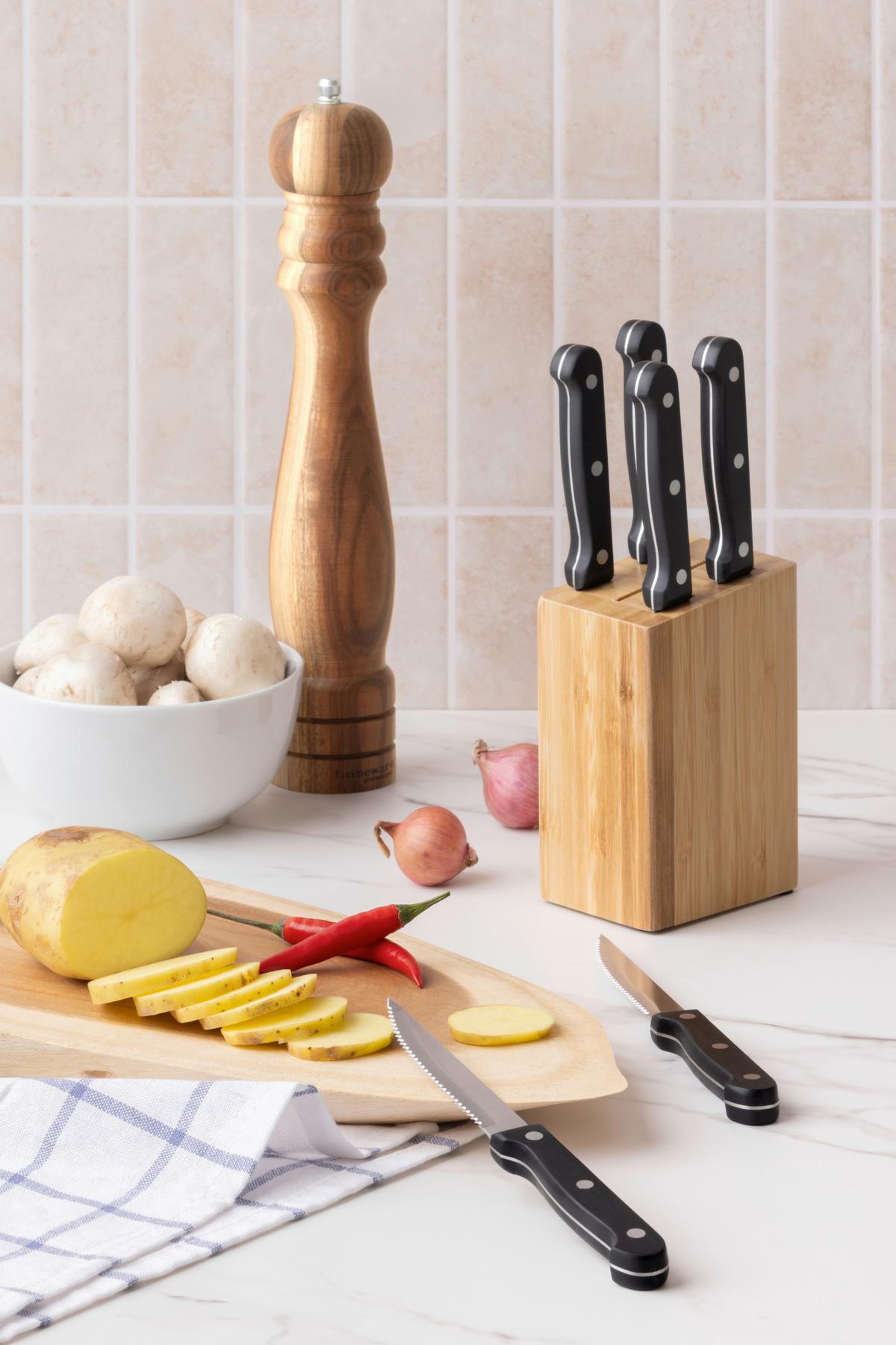 Steakmesserset Samuel - Silberfarben, KONVENTIONELL, Metall - James Wood