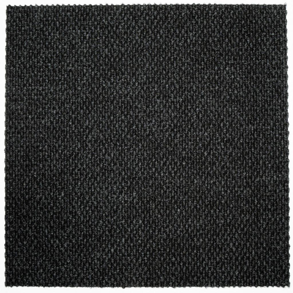 Teppichfliese Anthrazit Calypso 50x50cm Florhöhe 4,2mm