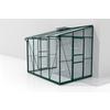 Anlehn-Gewächshausbausatz Ida 5200 Esg/Hkp, Smaragd - Smaragdgrün, Basics, Glas/Kunststoff (262,1/220,8/201,4cm)