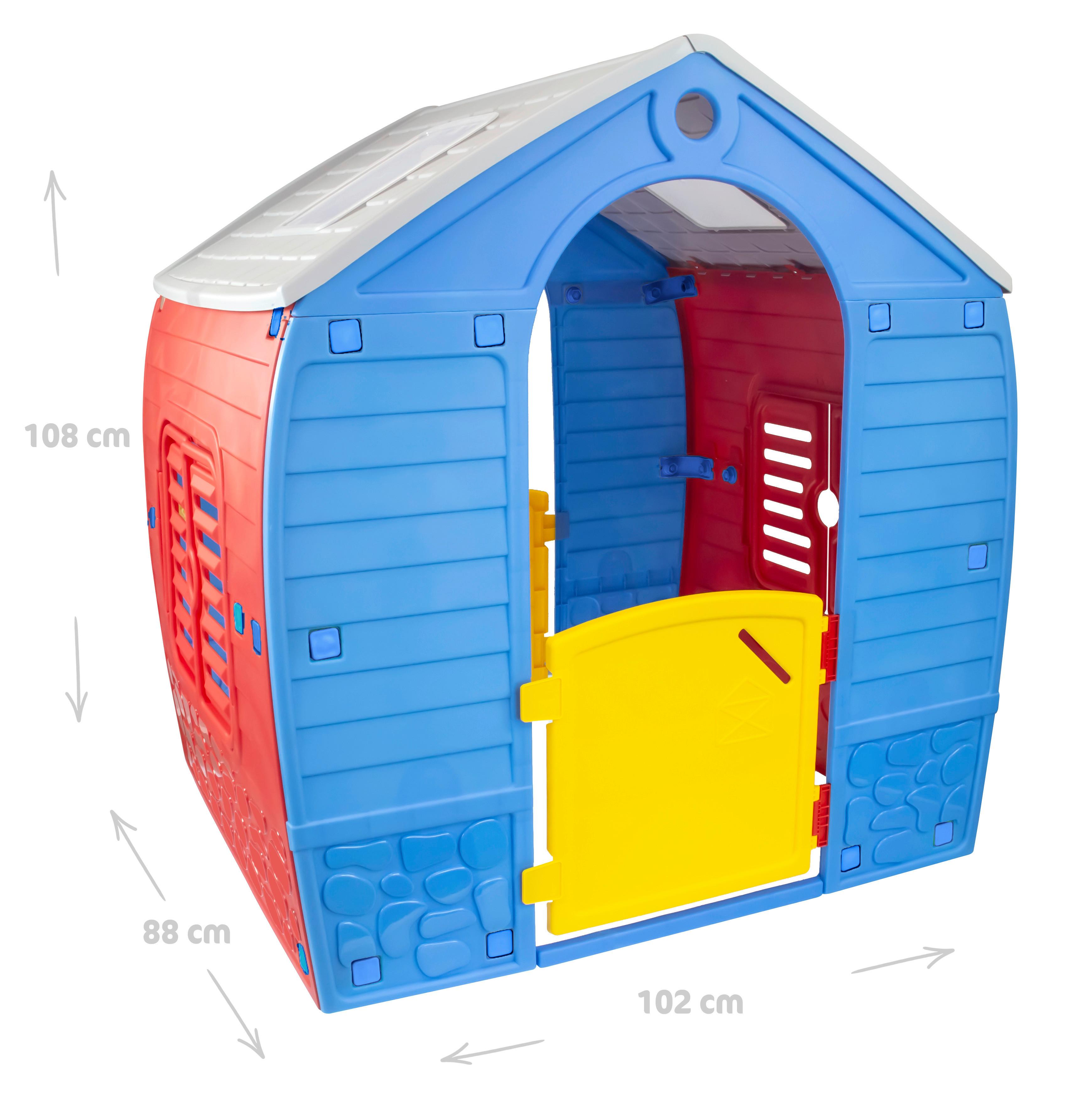 Spielhaus Rubble - Multicolor, KONVENTIONELL, Kunststoff (88/102/108cm)