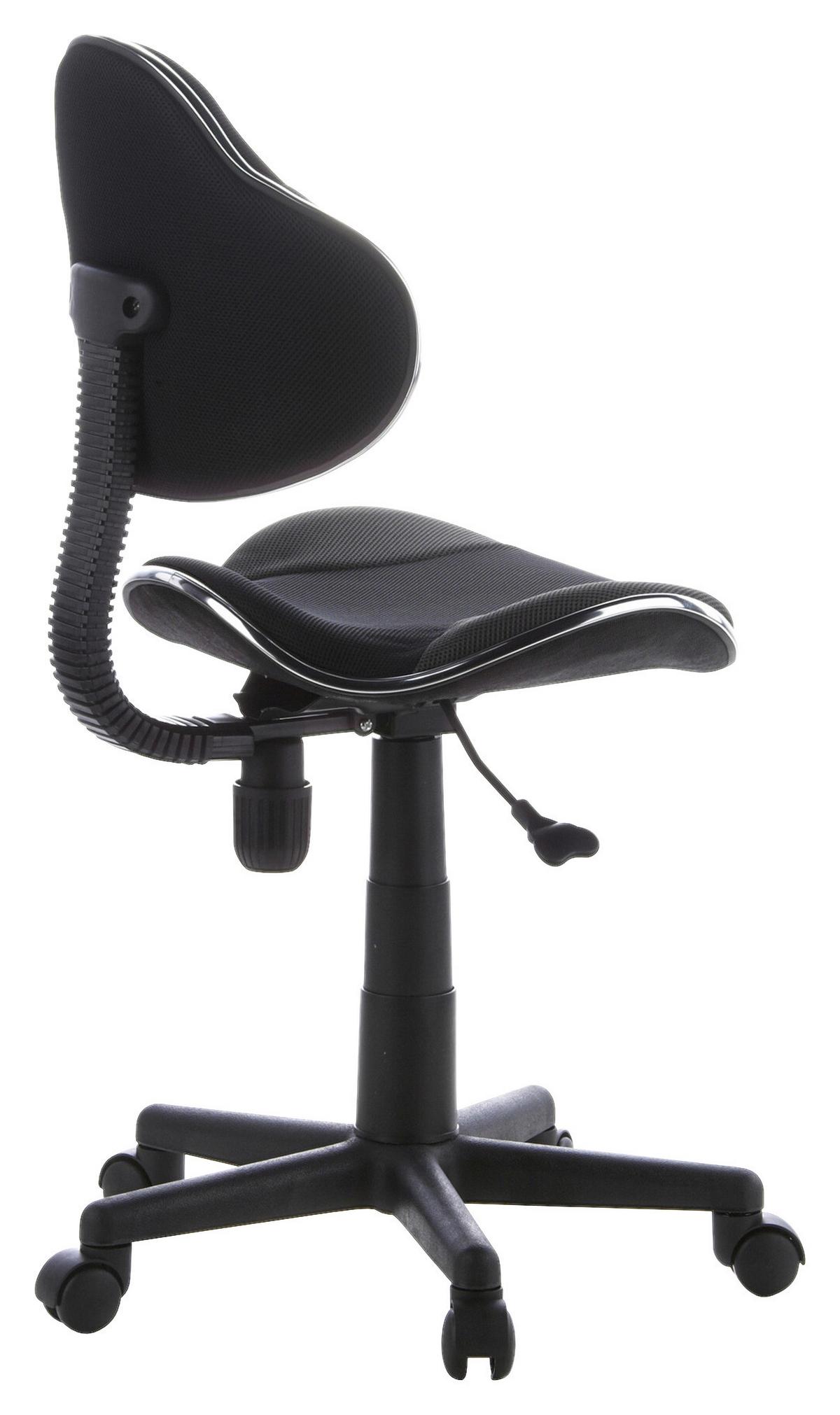 Jugenddrehstuhl Kiddy Gti 2 Grau/Schwarz - Schwarz/Grau, Basics, Kunststoff (45/86-101/42cm) - MID.YOU